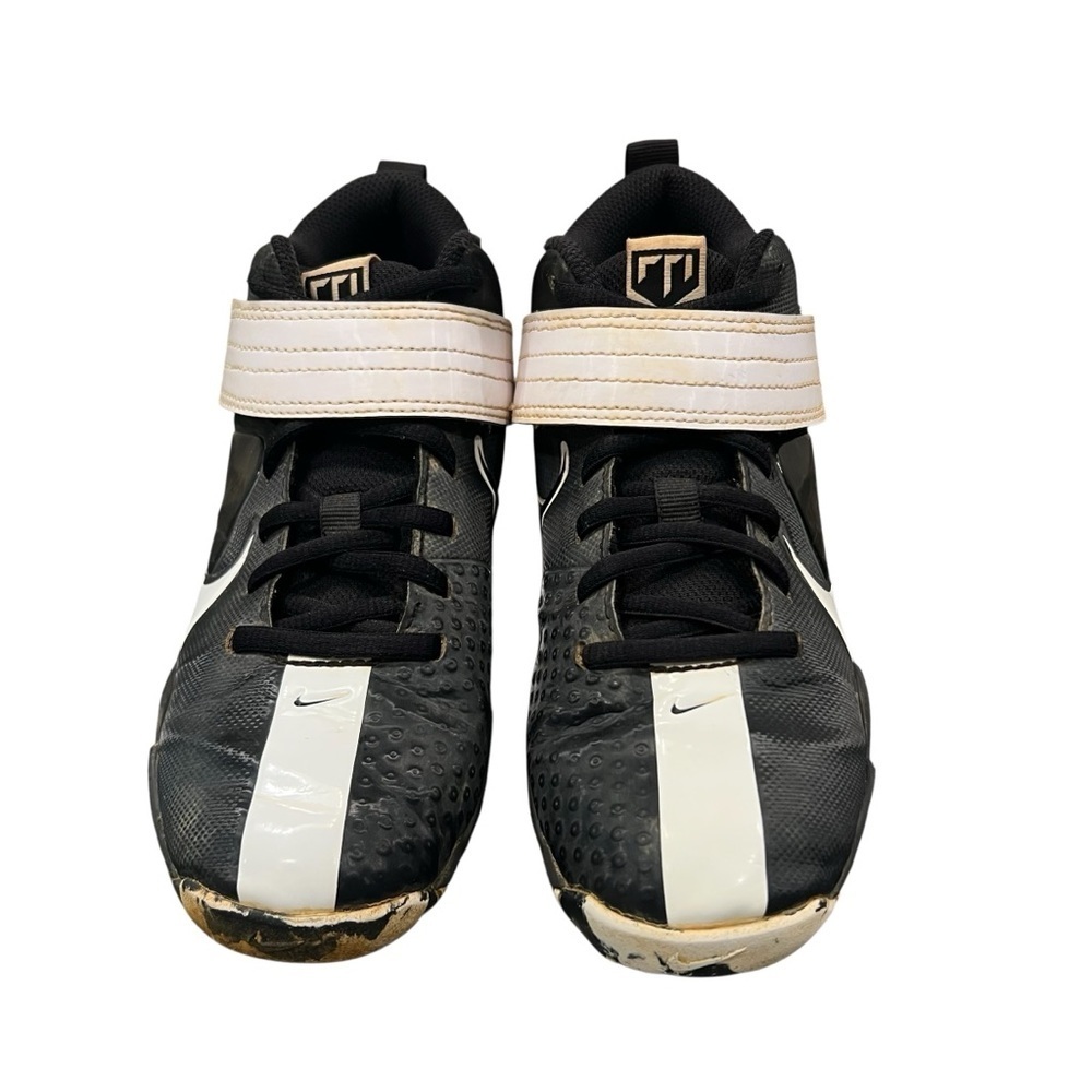 Nike Force Trout 7 Keystone Cleats Youth 3.5Y Black White Baseball CQ7642-005 - Picture 3 of 8